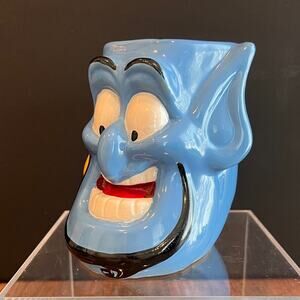 Disney Aladdin Genie Face Mug Ceramic‎ Coffee Cup Novelty Collectible Character